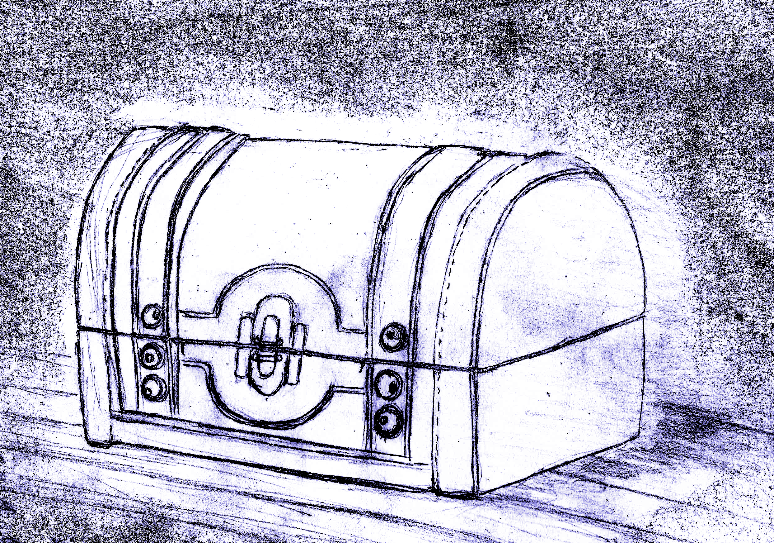 A mimic disguised as a chest ready to pounce on an unsuspecting explorer.